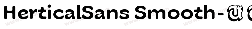 HerticalSans Smooth字体转换